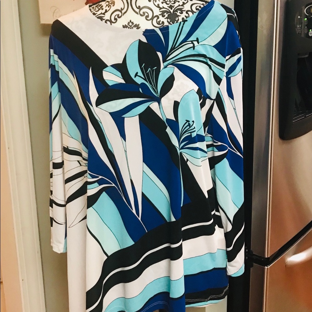 Chico’s asymmetrical top